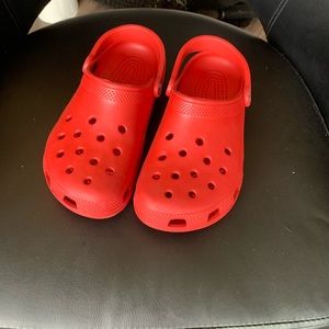 Red Crocs